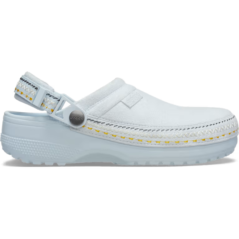 Crocs Style Adult Crafted Vegan Suede Clogs with Stitch Accent