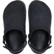 Crocs Style Adult Crafted Vegan Suede Clogs with Stitch Accent