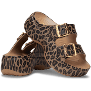 Crocs Women's Saturday Metallic Buckle Platform Sandals