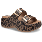Crocs Women's Saturday Metallic Buckle Platform Sandals