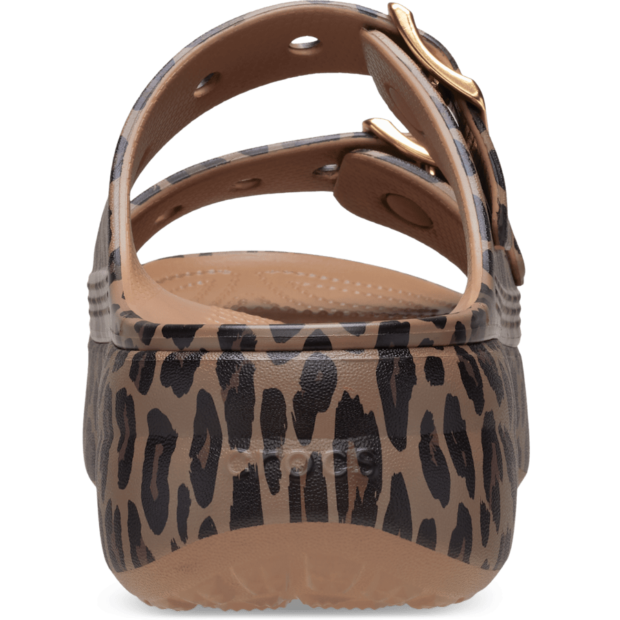 Crocs Women's Saturday Metallic Buckle Platform Sandals