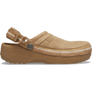 Crocs Style Adult Crafted Vegan Suede Clogs with Stitch Accent